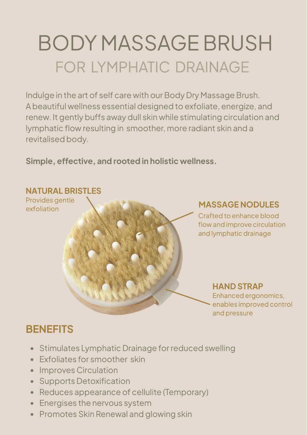 Body Massage Brush